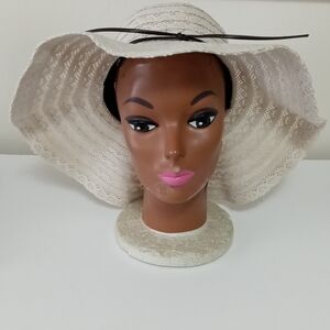 New Elegant Cream Sun Hat